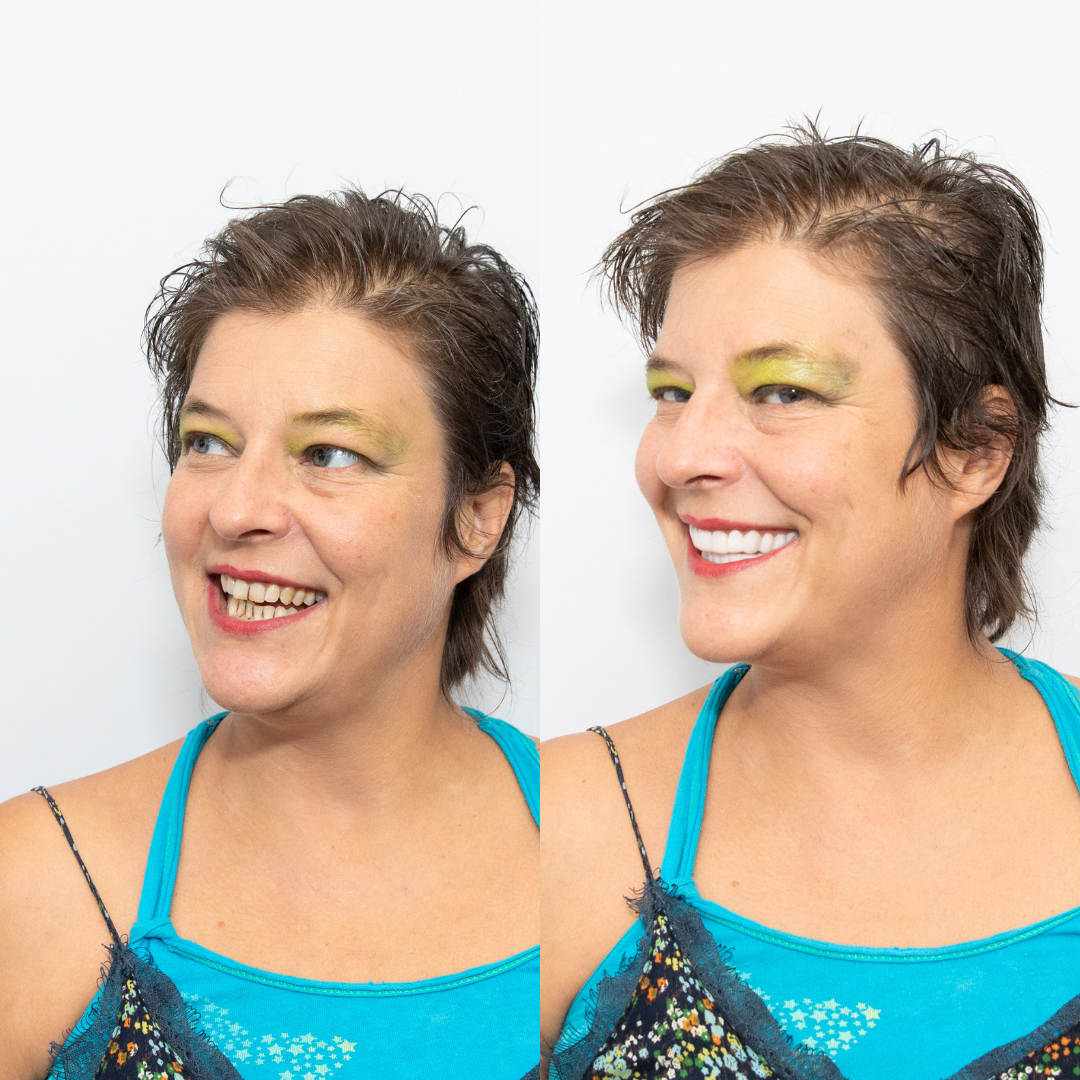 I'm not hiding my smile anymore