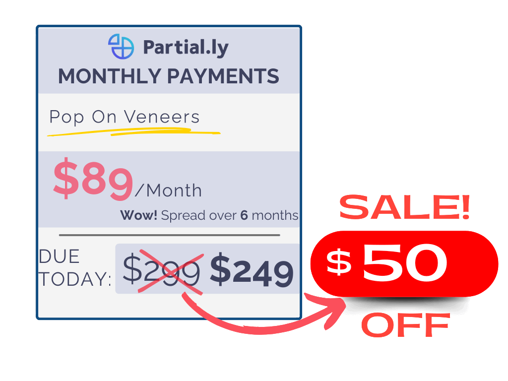 Monthly Payment Plan - Pop On Veneers with At Home Impression Kit - $50 Off