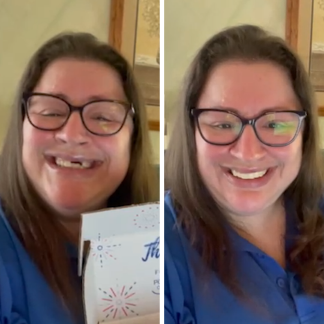 Pleased with my new smile!