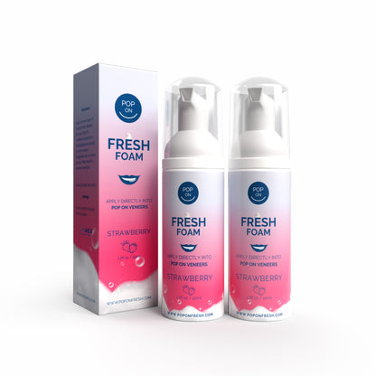 Pop On Fresh Foam |  2 Pack | Cleaner & Whitening | Save 30%