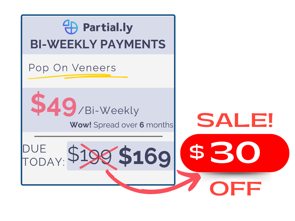 Bi-Weekly Payment Plan - Pop On Veneers with At Home Impression Kit - $30 Off