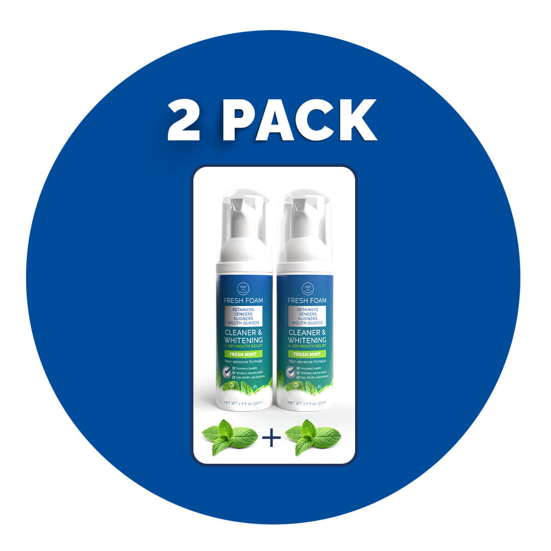 Pop On Fresh Foam |  2 Pack | Cleaner & Whitening | Save 30%