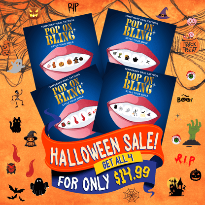 Halloween Bling Bundle Pack of 4!